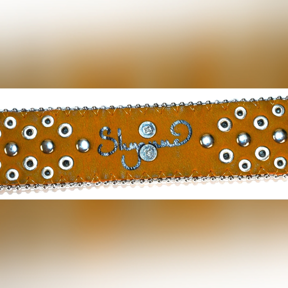 Shyanne Rhinestone Crosses Bling Faux Crystals Western Rodeo Belt, Horse Girls - Picture 6 of 8